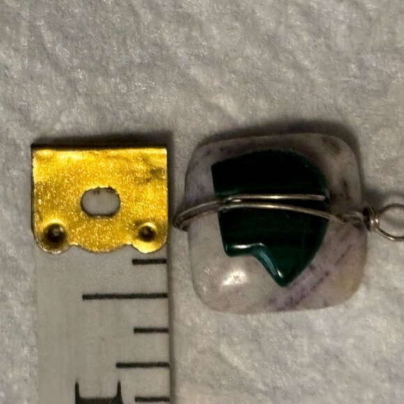 Vintage fetish , pack pendant genuine undyed stones - Picture 4 of 4